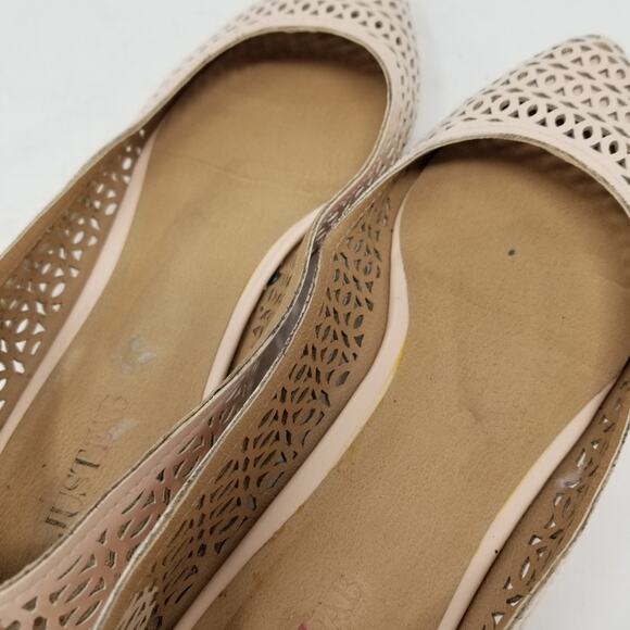 JustFab Pink Flats Loafers Slipons Comfortable Slip on Women's Gifts Size 7.5 - Picture 7 of 9